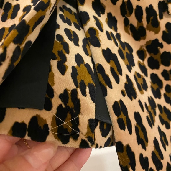 FRAME- classic cheetah-print Blazer/ leopard velvet blazer - Picture 15 of 16